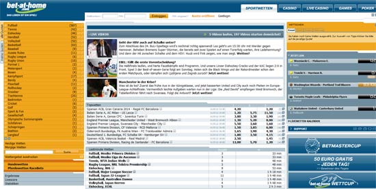 bet-at-home wetten screenshot